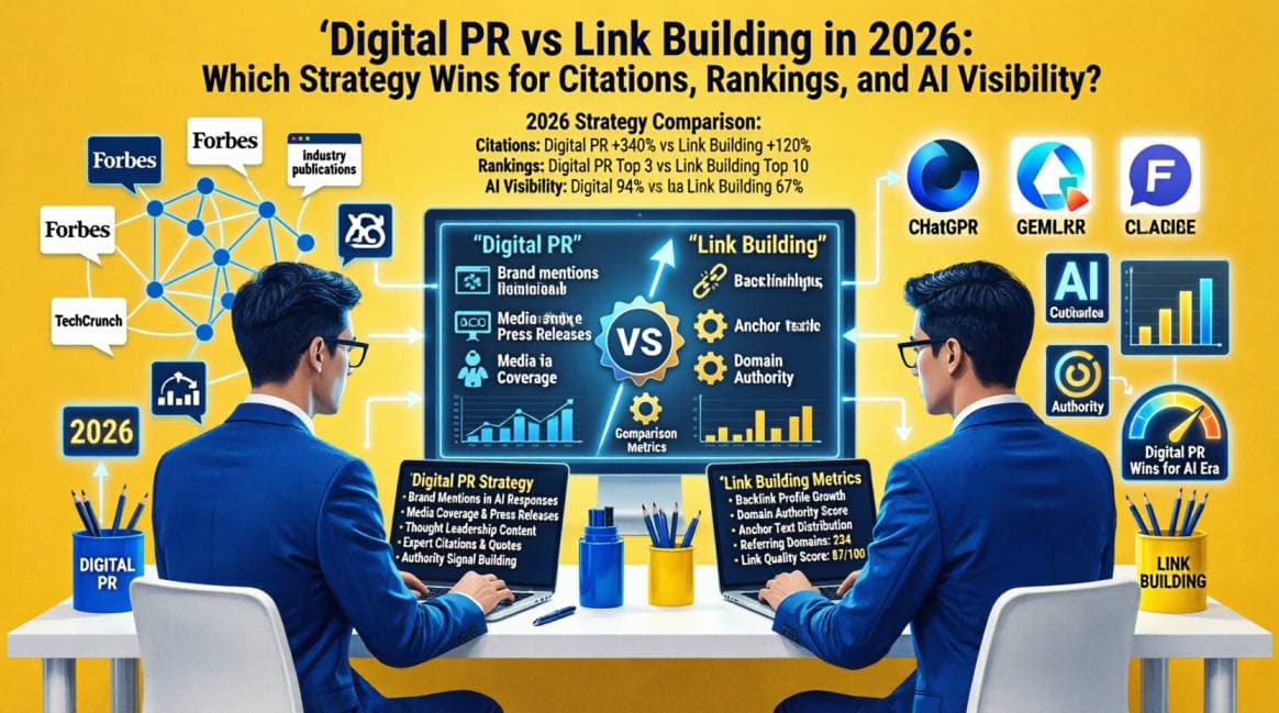 digital PR vs link building 2026 SEO