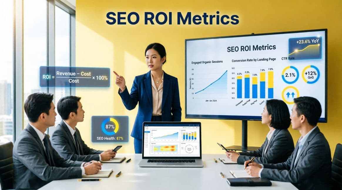 how to prove SEO ROI to CEO board