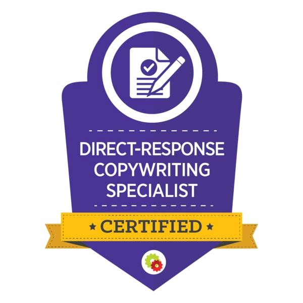 Direct Copywriting Response Badge